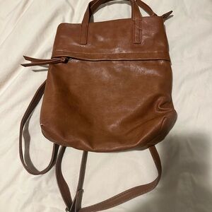 Sonoma Tan Leather Shoulder Bag